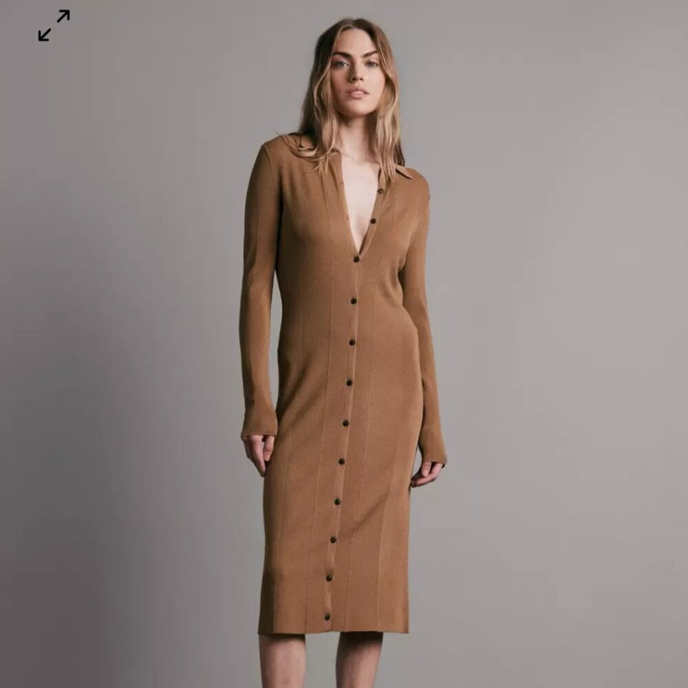 Rag and Bone Button Down Midi Dress